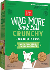 Wag More Bark Less - Dog Treats - Crunchy Biscuits - Grain Free Chicken Sweet