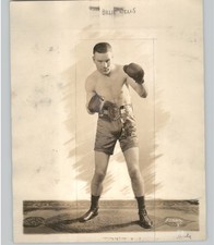 EUROpe's Wonder Welterweight BOXER BILLY WELLS Vintage 1924 Press Photo