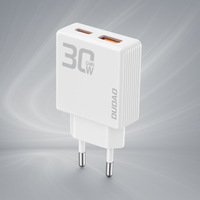 Schnell LadegeräT Gan USB-A USB-C Netzteil Adapter Handy 30W Mehrfach Stecker