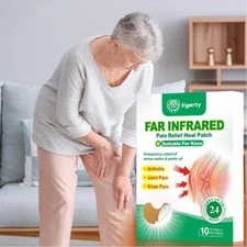 10pcs Knee Pain Relief Patch Herbal Warming Plaster Joint Pain Arthritis Relief