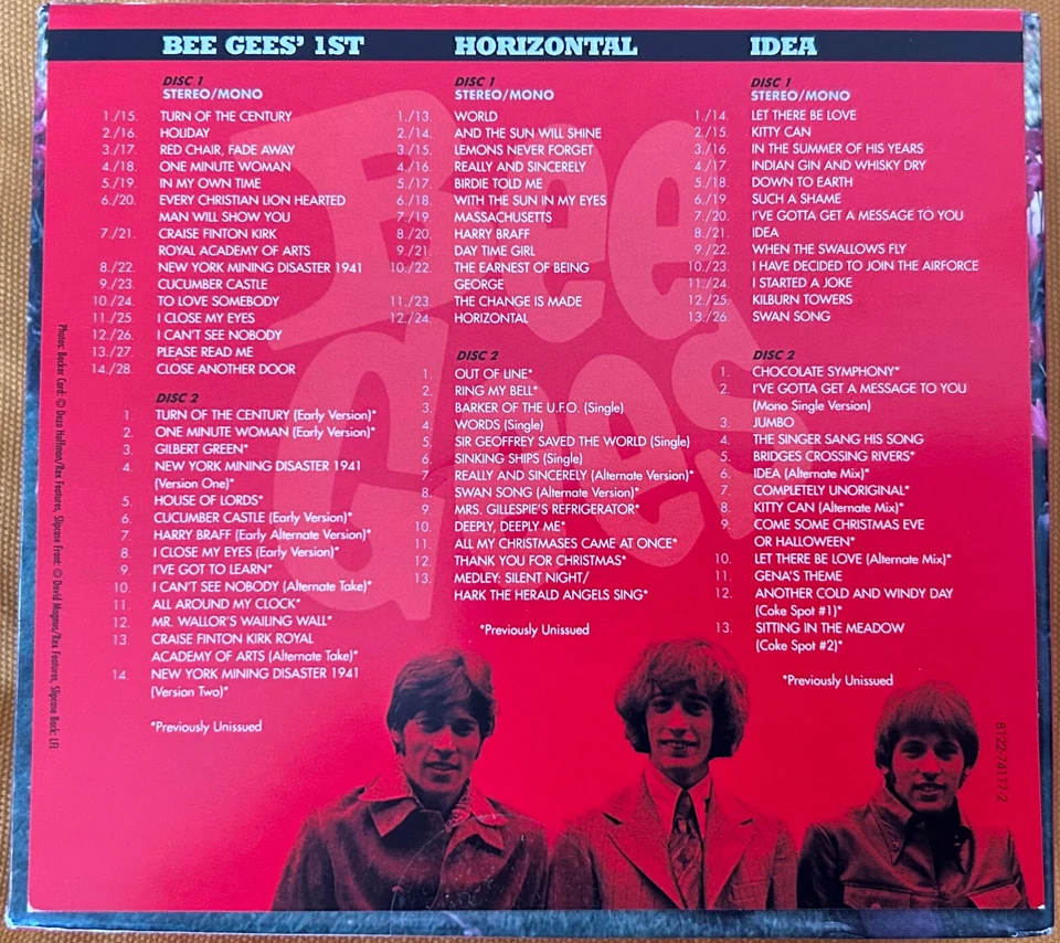 Bee Gees: THE STUDIO ALBUMS 1967-1968 - 6CD Box Set - Reprise Records 2006 MINT! - Bild 2 von 4
