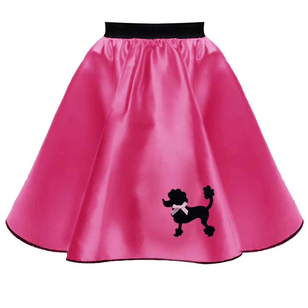 Grease pink shop ladies poodle skirt