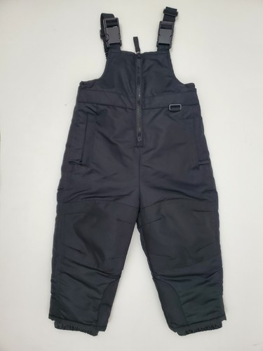 Circo Toddler Snow Suit Black Size 12M Adjustable Strap Front Zip - Afbeelding 11 van 12