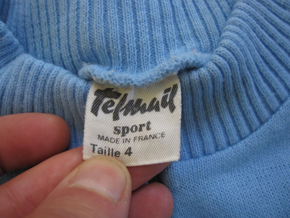 Maillot Cycliste Vintage Renault Gitane Années 70 - Telmail Taille 4 - Original