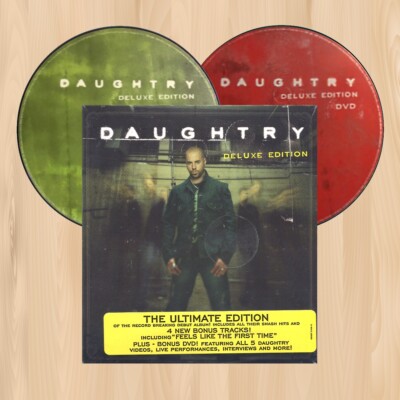 DAUGHTRY Deluxe Edition CD+DVD SET Feels Like the First Time