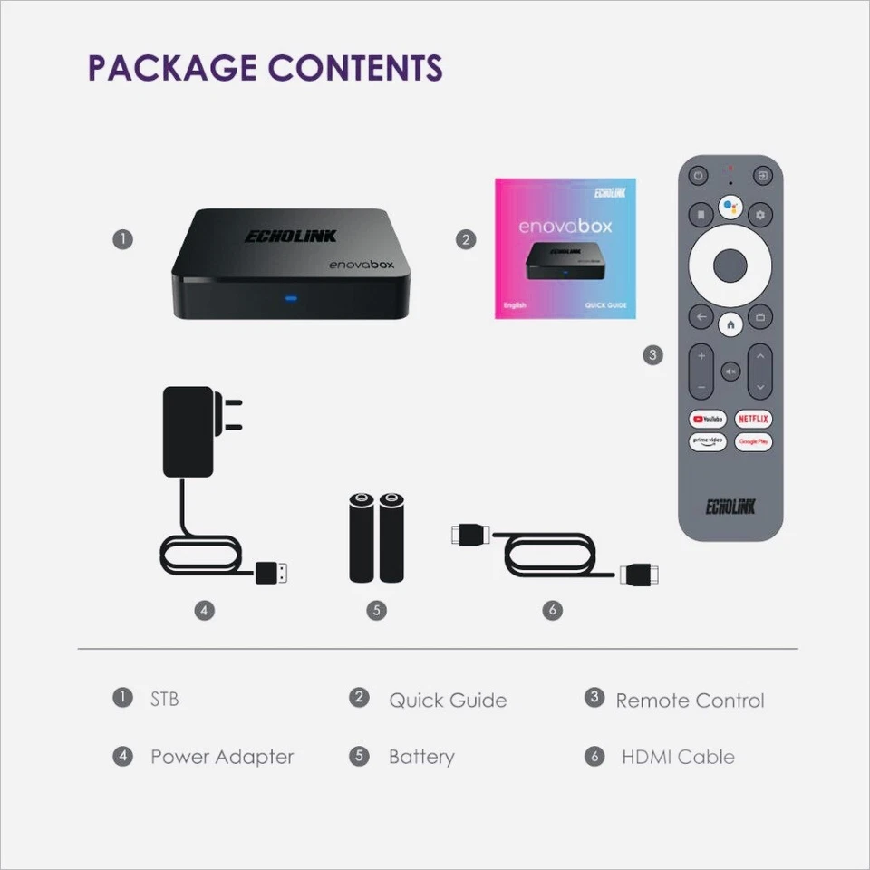 Tv Box android ENOVA TV BOX ANDROID 11 - Photo 4/4