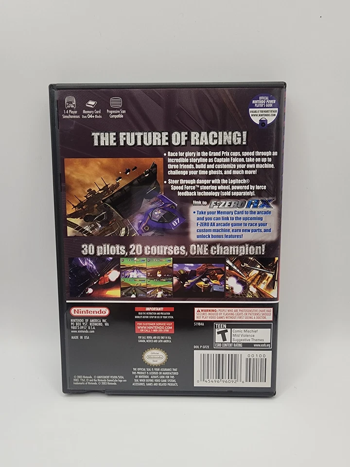 F-Zero GX - Nintendo GameCube - CIB - Complete with Manual & Inserts - Image 2 of 4