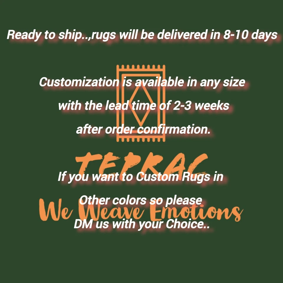 Ручной вязанный коренастый шерстяной ковер для помещений, коренастый шерстяной ковер цвета слоновой кости/белый - Изображение 4 из 4