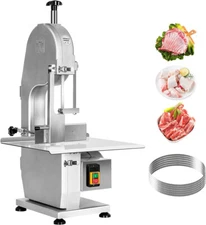 Commercial Electric Meat Bandsaw Stainless Steel Countertop Bone Saw Machine