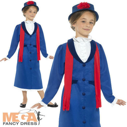 Victorian Nanny Girls Fancy Dress Mary Poppins Kids World Book Day Week — free download