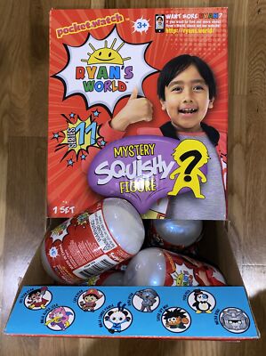 Ryans World Mystery Squishy Figure Series 11 Lot Of 20 With