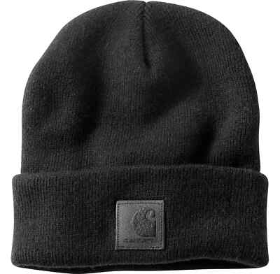 CARHARTT Authentic Unisex Black Label Watch Cap, Knit Cap, Beanie