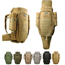72L Tactical Rifle Bag Gun Soft Case Hunting Backpack Outdoor Camping Hiking Bag