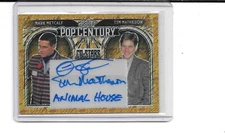 2024 POP CENTURY TIM MATHESON MARK METCALF DUAL AUTO AUTOGRAPH #1/1 ANIMAL HOUSE