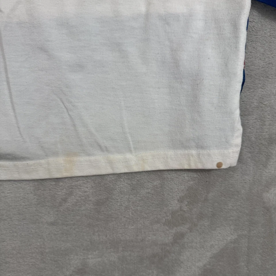 Vintage 90s Rugrats Tommy Chuckie Hockey Heroes Embroidered Jersey Tee hockey - Image 4 of 4