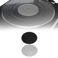 Turntable Mat Acrylic Anti Static Noise Reduction Turntable Slipmat For 12in NBM