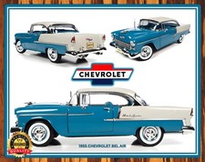 1955 Chevrolet - Bel Air - Hardtop - Classic 1950s - Metal Sign 11 X 14