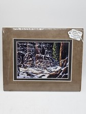 Vintage Horses Matted Picture Brand New