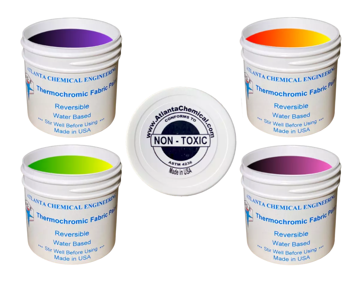 Color Changing Heat Sensitive Thermochromic Fabric Paint Atlanta Chemical