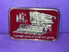 The Great American Buckle Company Metal 1980s Vintage Belt Buckle.