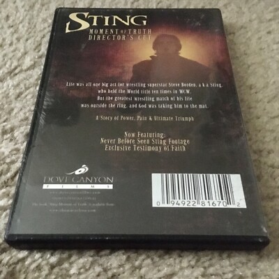 Sting Moment of Truth (Director's Cut) DVD | eBay