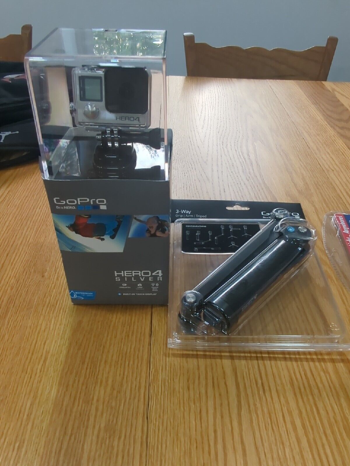 Camera Set GoPro HERO4 - Silver Adventure 12 Megapixel, 4K, 16:9, 15 fps