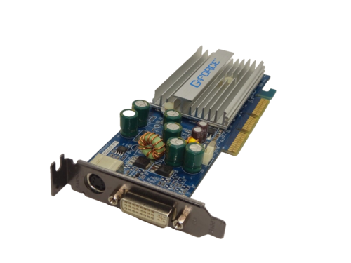 ALBATRON Geforce FX 5200 128MB AGP LOW PROFILE GRAPHICS CARD TV-Out DVI #GK9456 - Picture 1 of 2