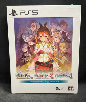 Atelier Ryza Secret Trilogy Deluxe Pack / DX (Playstation 5) (ASIA / ENG) NEW