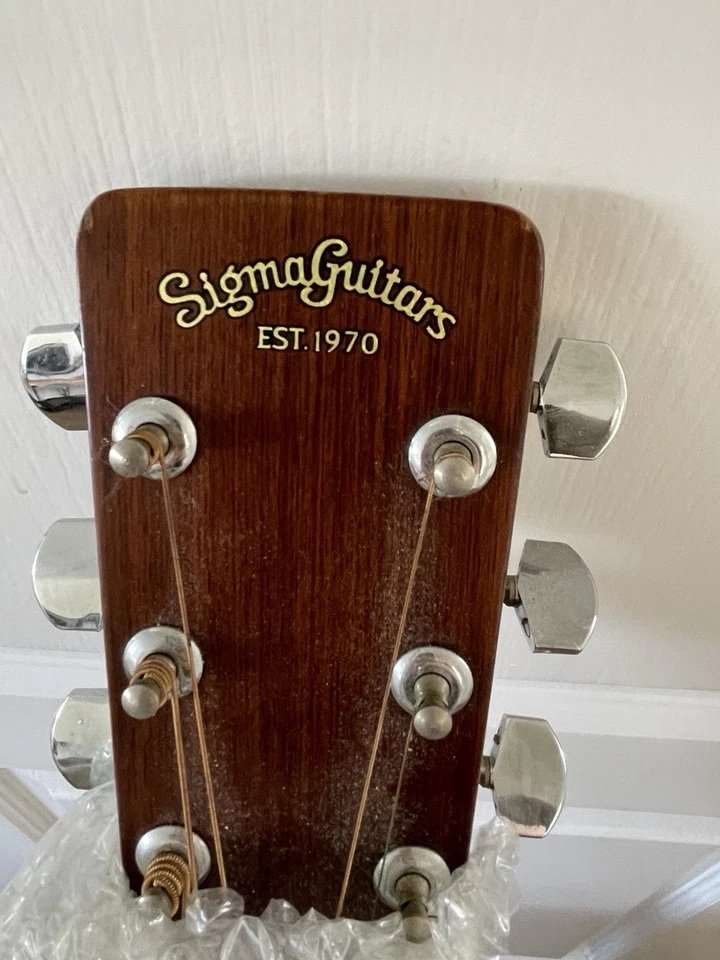 Vintage Sigma DR/DM Acoustic Guitar Made In Korea Mahogany Back & Sides, 85-89vg - Image 3 of 4