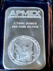 1 oz APMEX Silver Bar .999 Fine Silver - Sealed