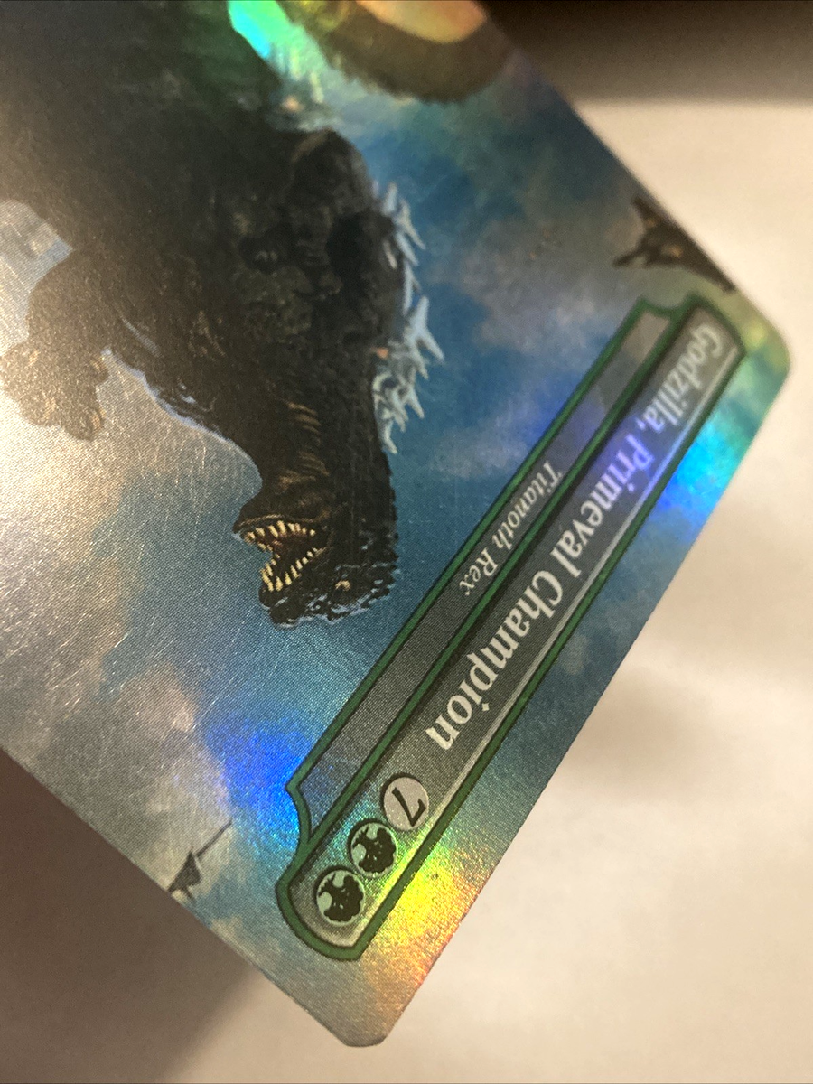 MTG Godzilla, Primeval Champion - Titanoth Rex (Foil) Ikoria 377