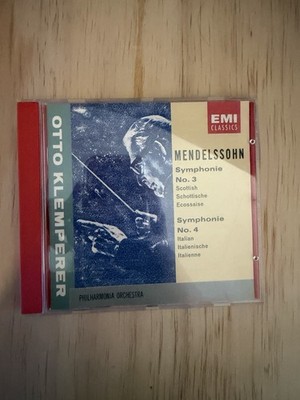 Mendelssohn; Klemperer; Philharmon, Mendelssohn-Bartholdy: Sym 3 A min, audioCD