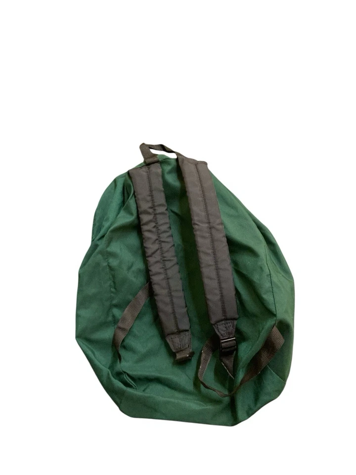 Vintage Eastpak Book bag Green USA Zip Backpack - Image 4 of 4