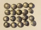 (20) Vintage 1902-1945 D S  Mercury Barber Dimes 90% Silver .10 cent Buttons Lot