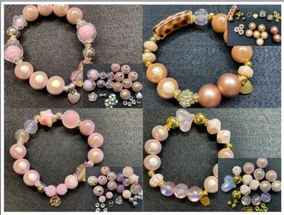 DIY Armband Miracle Beads Magic Opaque Strass Rondelle Spacer Perlen Anhänger