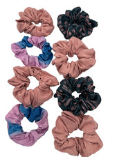 NL- 8 pcs Hair Scrunchies for Girls Women Elastic Hair