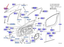 Porte avant et accessoires Toyota CAMRY