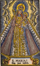 Grace Picture Madonna Mary Mother Child Unknown Coloured Woodblock Print 1795