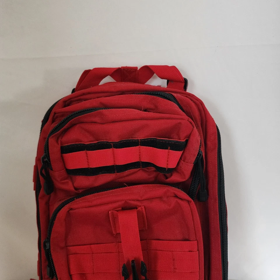 Mochila Rothco vermelha mochila tática robusta 12" x 17" - Imagem 3 de 4