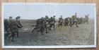 French Canadian Infantry, charging, orig WW1 photo.