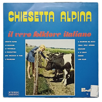 Monica, Rino E Coro - Chiesetta Alpina | Vinyl LP - Phonotil | (VG+) TRV0139
