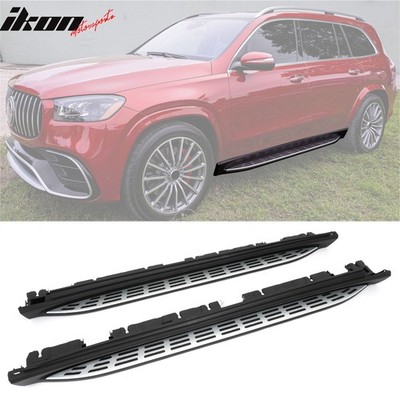 Fits 20-26 Benz X167 GLS450/GLS580 Running Boards OE Style Side Step Bar w/ LED