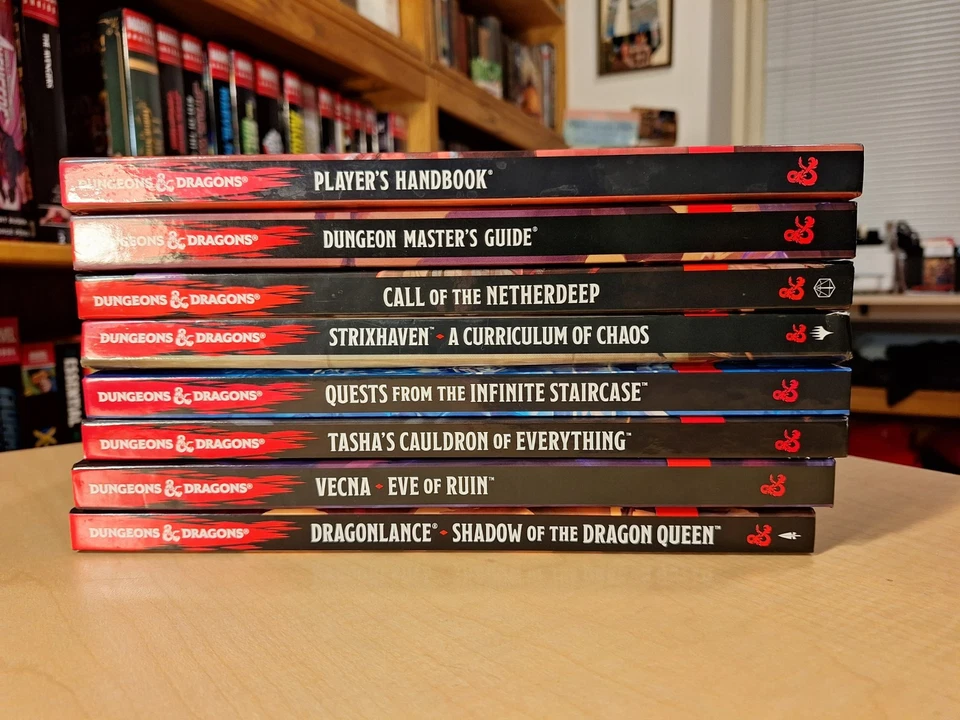 Набор книг Dungeon & Dragons (8) книги в очень хорошем состоянии - названия показаны на фото - Изображение 3 из 4