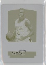 2017 National Treasures Material Printing Plate Yellow 1/1 Patrick Beverley 7n6