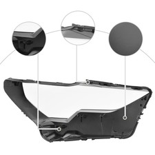 Front Left Side Headlight Covers, Headlight Lens Covers For 2019-2023 Audi Q3