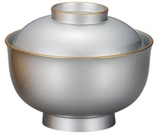Zoni Soup Bowl Silver Glitter FB27-2 Japan