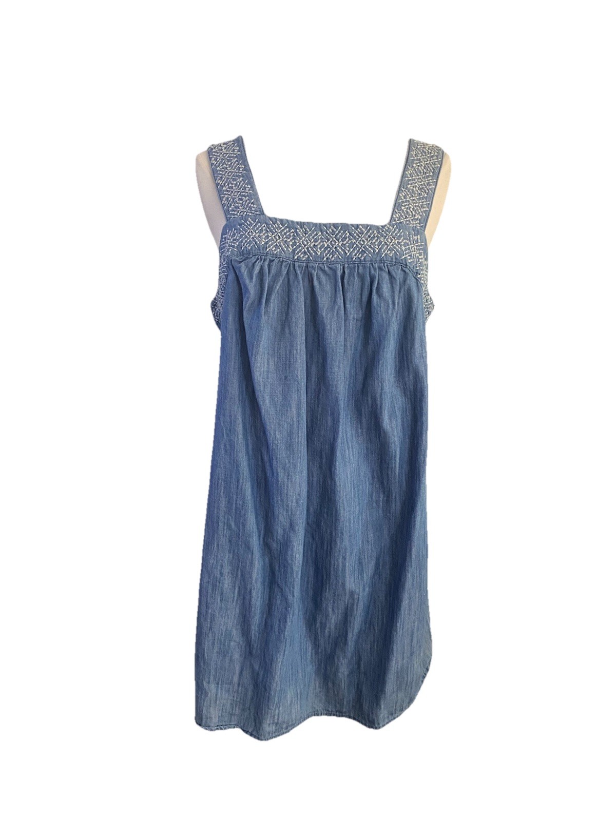 Universal Thread Embroidered Light Idigo Blue Den… - image 1