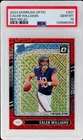 2024 Donruss Optic Caleb Williams #201 PSA 10 Rated Rookie Red Mojo Football RC