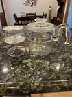Vintage PYREX 7754 Flameware Percolator 4 cup COMPLETE SET