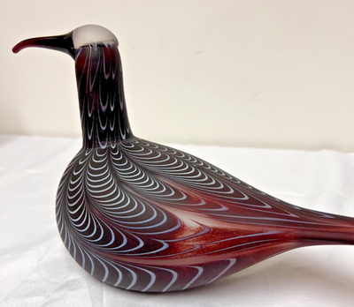 Birds by Toikka Curlew (Kuovi) large glass bird iittala Finland